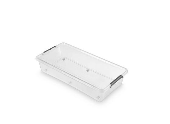 Úložný Priestor Na Kolieskach Rita -ext- - transparentné, plast (76/39/16cm) Úložný Priestor Na Kolieskach Rita -ext- - transparentné, plast (76/39/16cm)