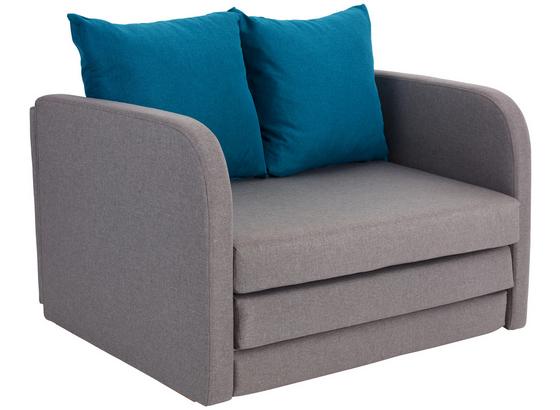 Jugend- und Kindersofa Bambino B: 117 - Grau/Hellblau, Basics, Textil (117/65/60cm) Jugend- und Kindersofa Bambino B: 117 - Grau/Hellblau, Basics, Textil (117/65/60cm)