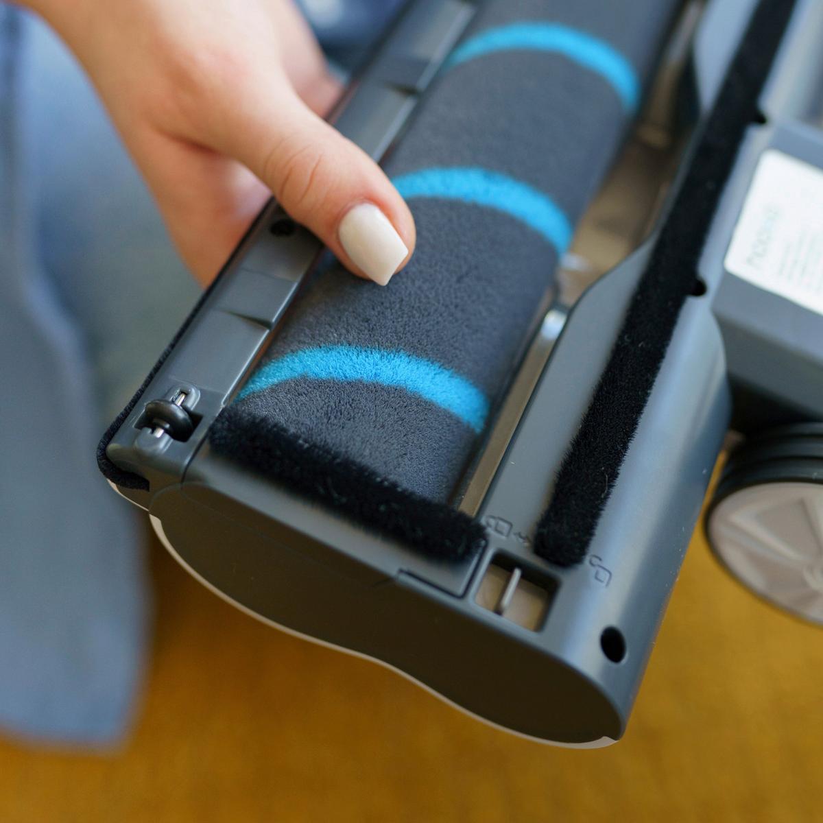 Akku-Handstaubsauger 200W, 35 min. Laufzeit - Dunkelgrau/Weiß, Basics, Kunststoff (30/21/10cm)