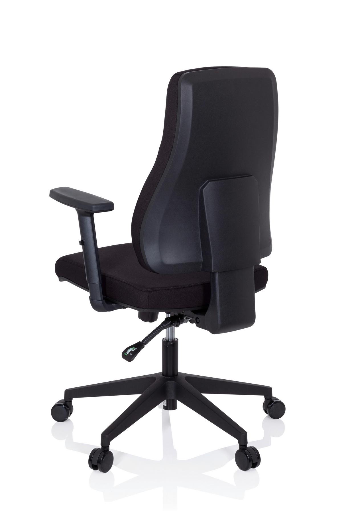 Drehstuhl Mathes Schwarz - Schwarz, MODERN, Kunststoff/Textil (65/113/60cm) - MID.YOU