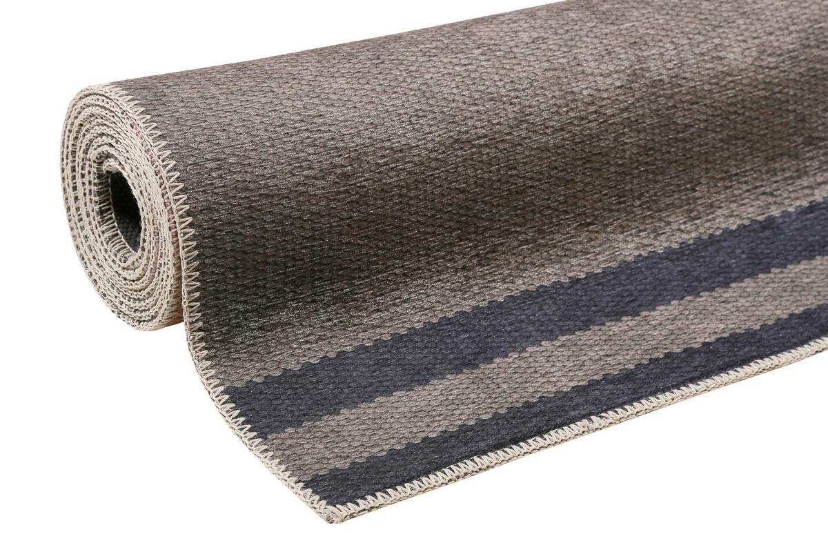 Flachwebteppich Camps Bay Braun/Grau/Orange 130x190 cm - Braun/Orange, KONVENTIONELL, Textil (130/190cm) - Esprit