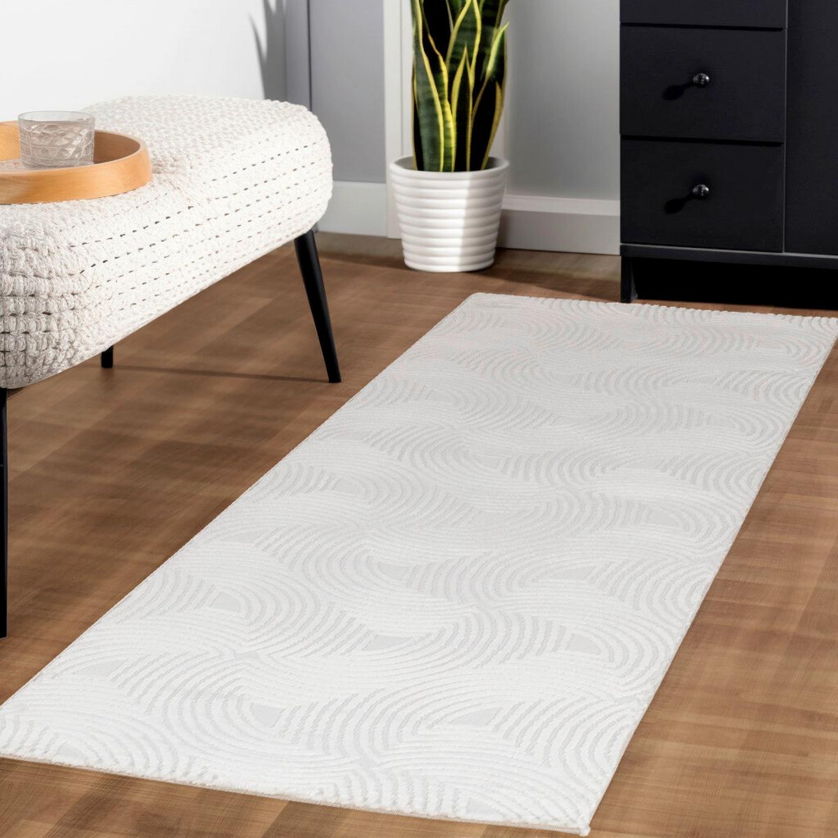 Läufer Sahara - Creme, Design, Textil (80/250cm) - Novel