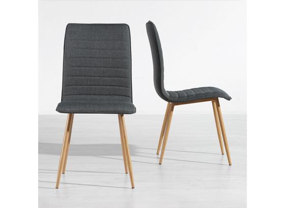 Jedálenská Stolička Milena - sivá, Moderný, kov/drevo (45/91/56,5cm) - Mömax modern living Jedálenská Stolička Milena - sivá, Moderný, kov/drevo (45/91/56,5cm) - Mömax modern living