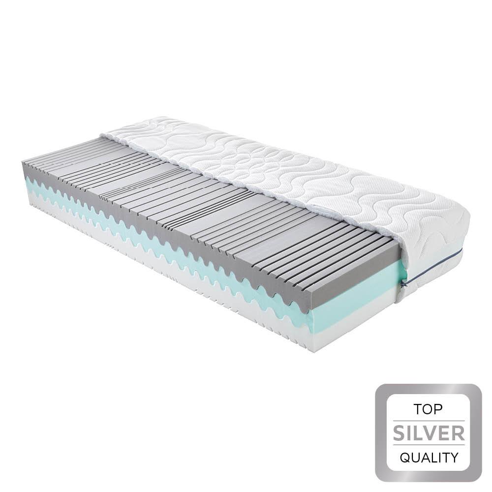Matrace z PUR pěny WAVE 80x200cm,H3/H4,V: 27cm - bílá, textil (80/200cm) - Bessagi Home
