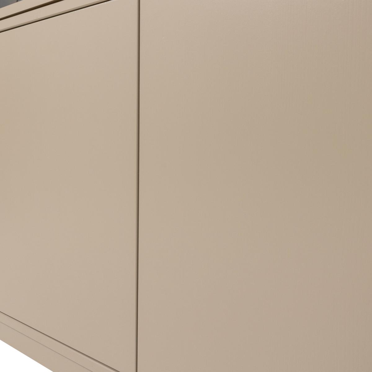 Regal Casa Schlammfarben B: 101 cm - Schlammfarben, Design, Glas/Holz (101/236/40cm) - Livetastic