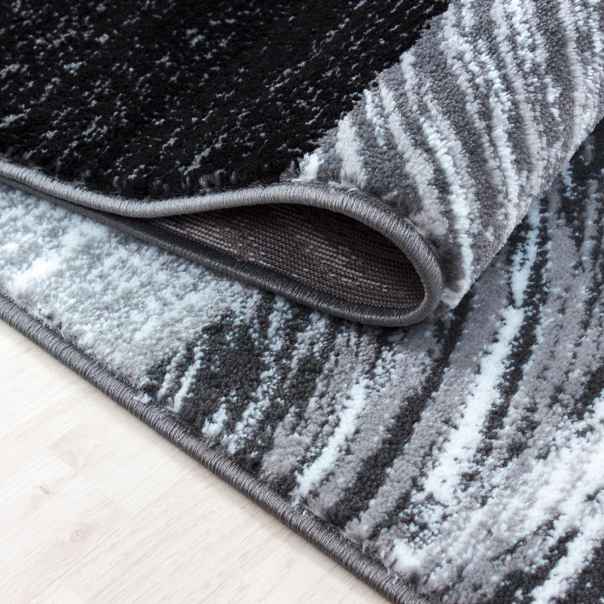 Flachwebteppich Parma - Schwarz, Design, Textil (240/340cm) - Novel