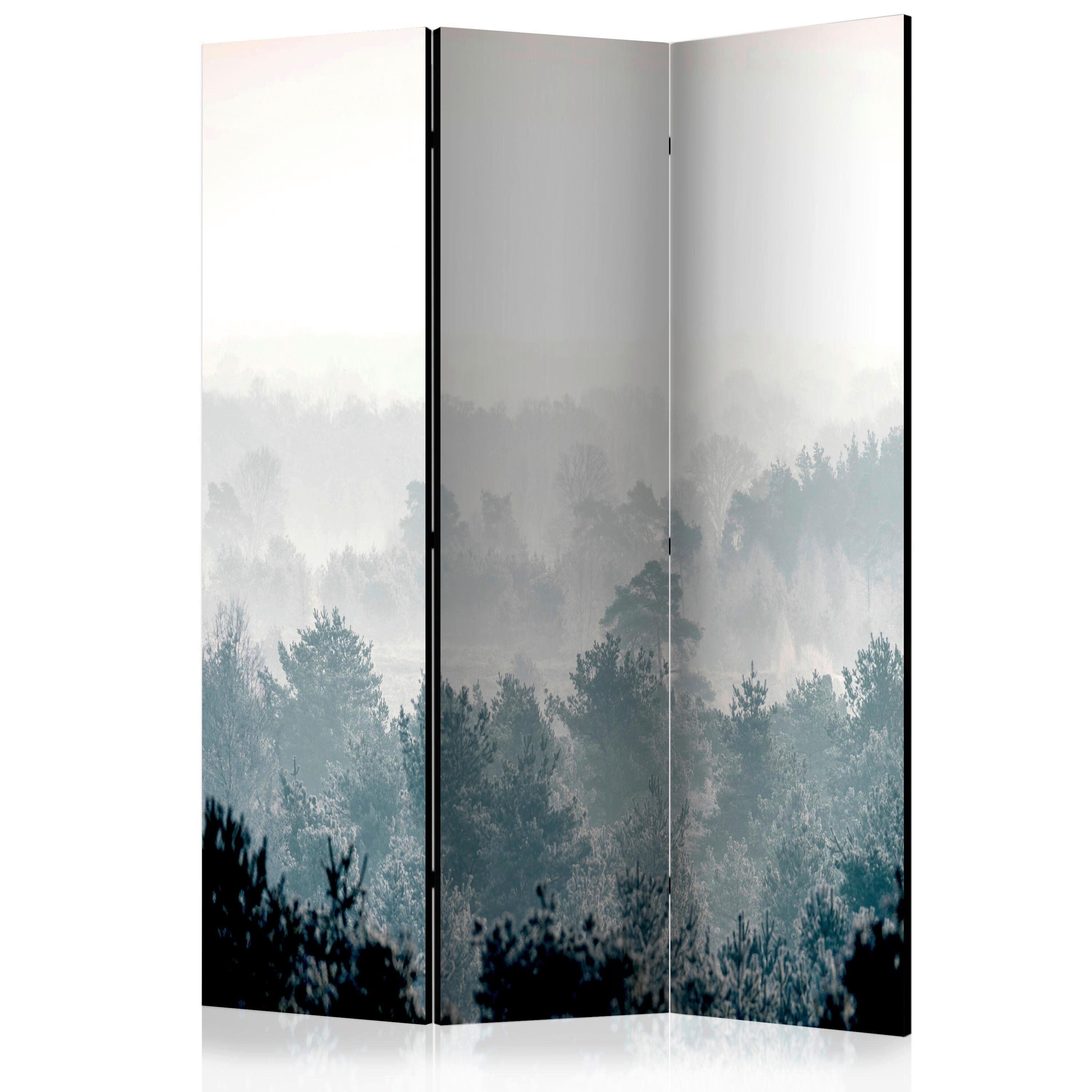 Paravent Pastellblau Grauweiß B: 135 cm