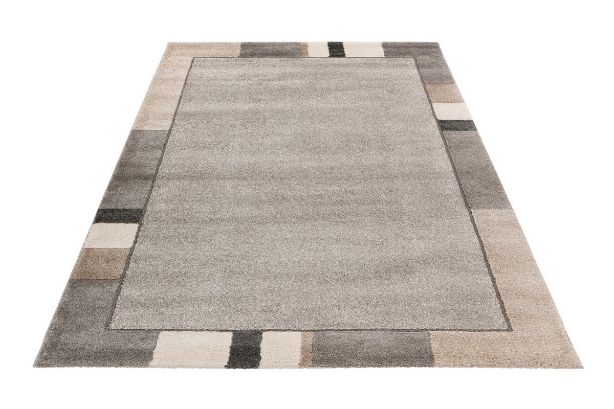 Flachwebteppich My Frisco 281 - Grau, Basics, Textil (80/150cm) - Obsession