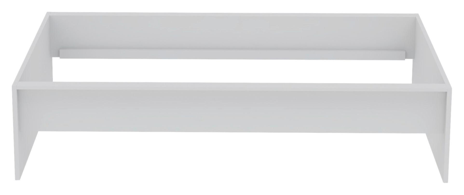 Unit Elements Bettrahmen 120x200 cm Weiß - Weiß, KONVENTIONELL, Holzwerkstoff (120/200cm) - Ondega
