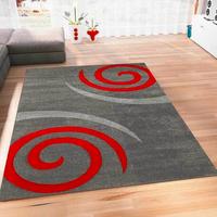 Webteppich Rot Naturfaser Cascada Plus 120x170 Cm - Rot, MODERN, Textil (120/170cm)