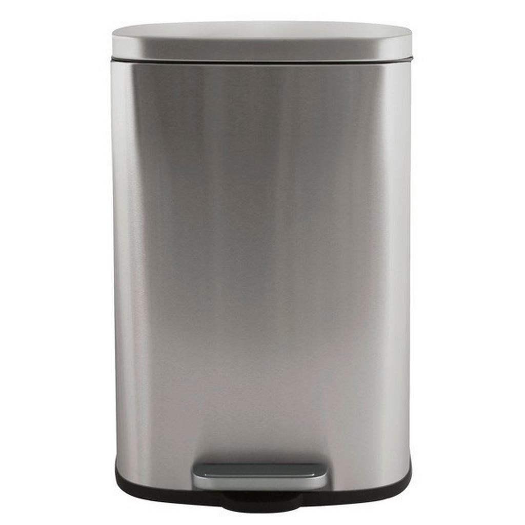 Treteimer Akira 30l Silberf. Metall Lbh: 34,3x23,5x62,9 Cm