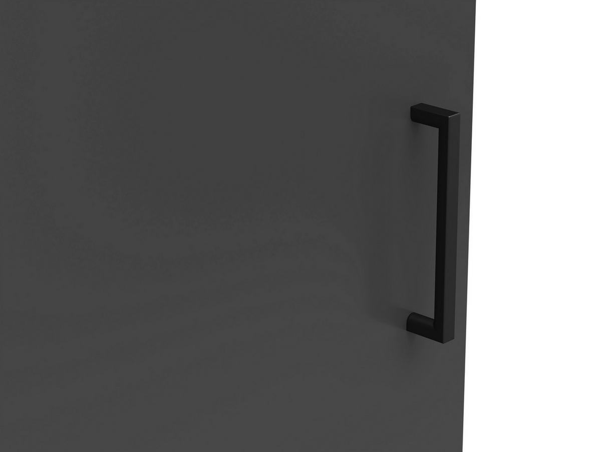 Komoda Cabinet š: 45 cm - čierna/grafitová, Modern, kompozitné drevo/plast (45/115/40cm)