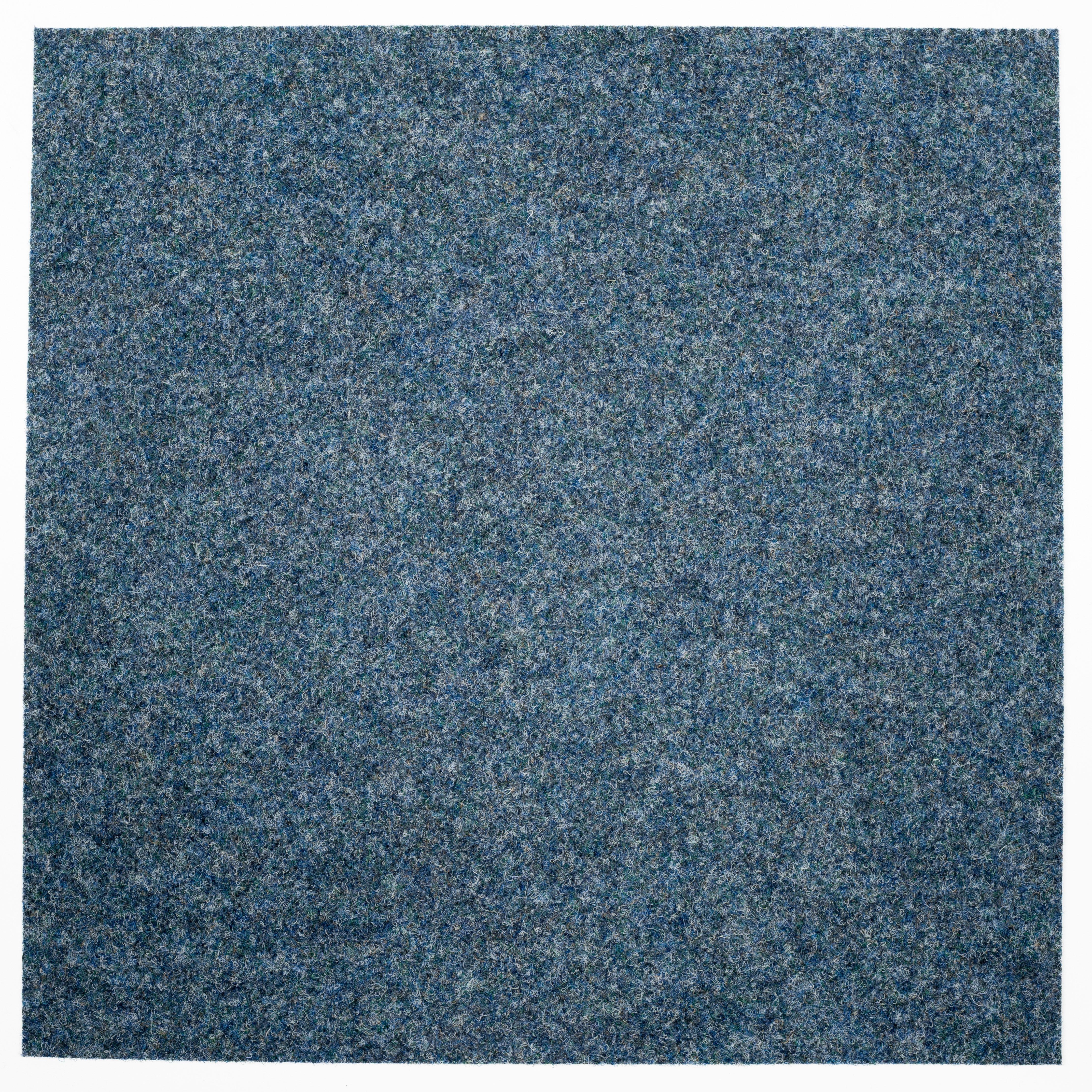 Teppichfliese Blau Merlin 50x50 cm Florhöhe 5,5 mm