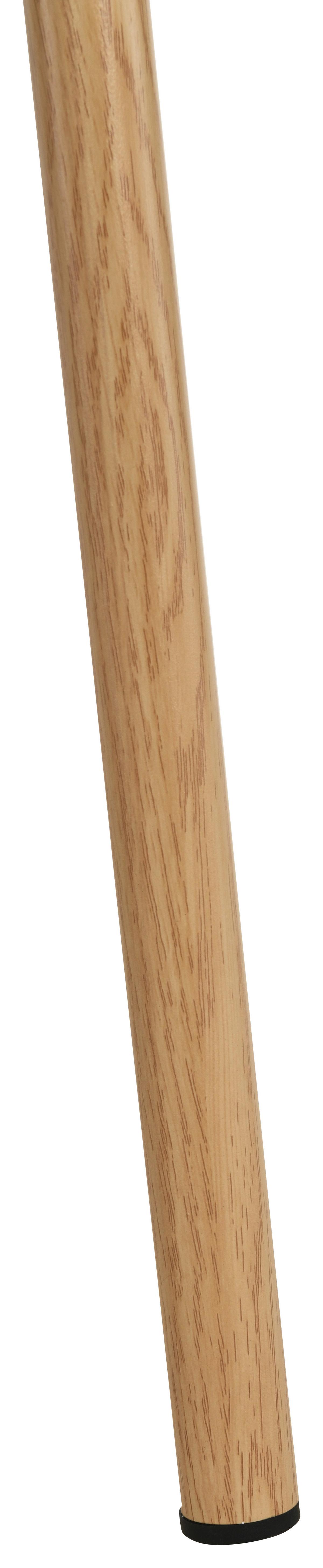 Armlehnstuhl Flora Eichefarben/Beige B: 56 cm - Eichefarben/Beige, MODERN, Holz/Textil (56cm) - Livetastic