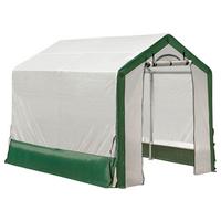 Gewächshaus Foliengewächshaus - Weiß/Grün, Basics, Kunststoff (180/200/240cm)