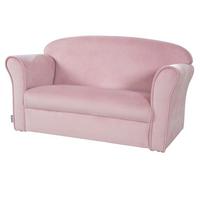 Kindersofa Rosa Mit Armlehnen - Rosa, Basics, Textil (78/43/39cm) - Roba