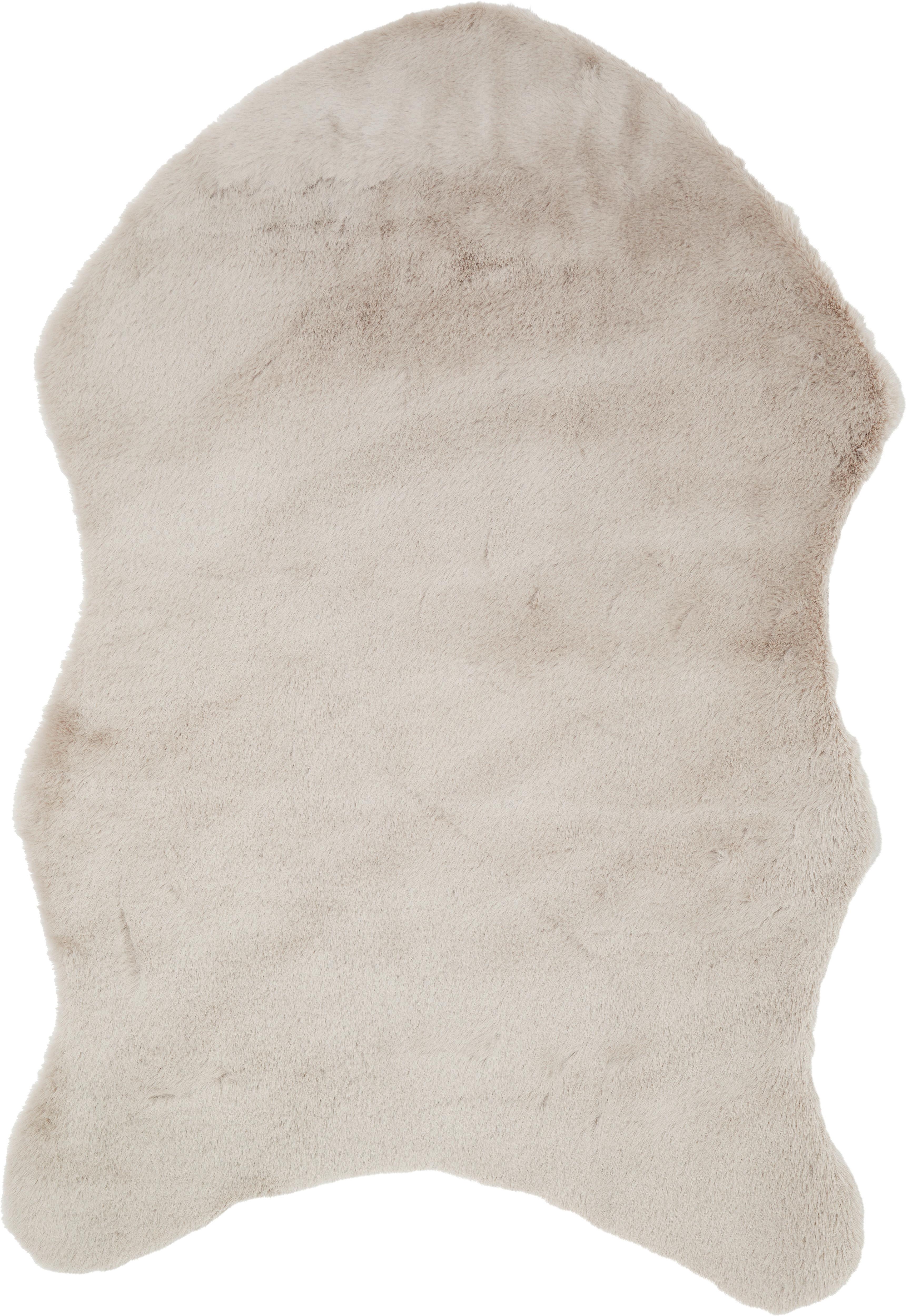 UMĚLÁ KOŽEŠINA SUSI JUB, 90/60 cm - bílá/barvy stříbra, Romantický / Rustikální, textil (90/60cm) - Modern Living