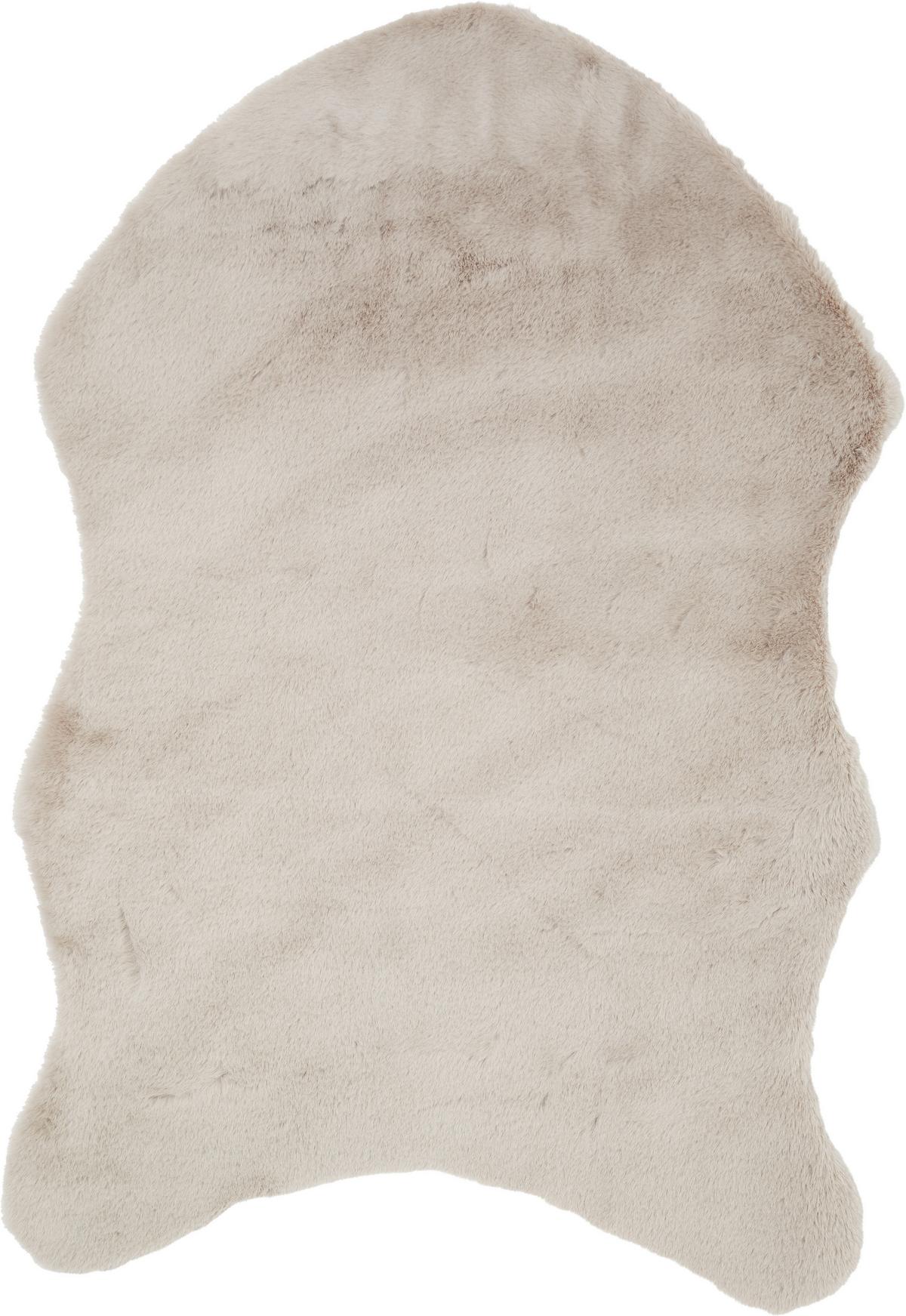 UMĚLÁ KOŽEŠINA SUSI JUB, 90/60 cm - bílá/barvy stříbra, Romantický / Rustikální, textil (90/60cm) - Modern Living