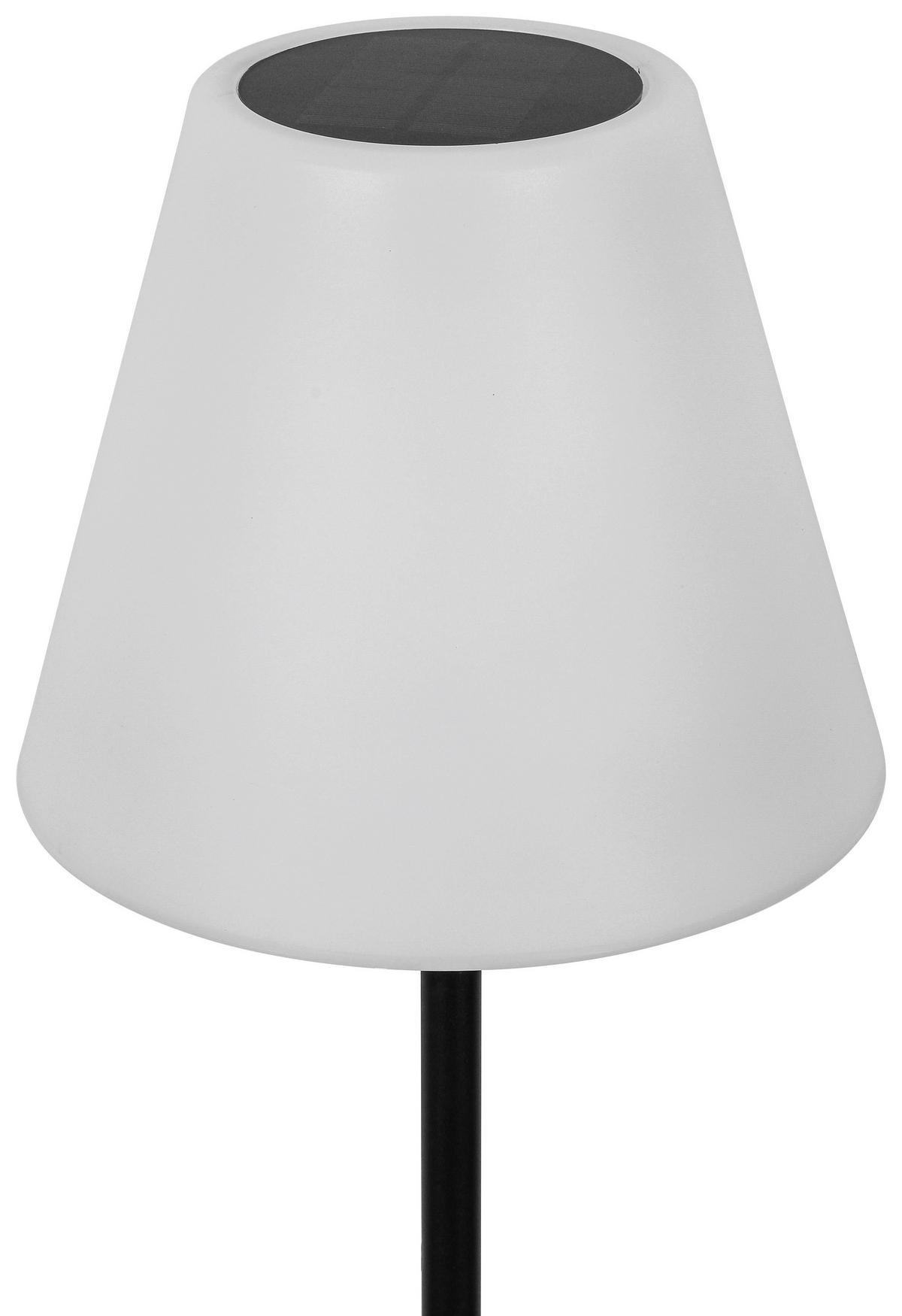 VONKAJŠIE LED SVIETIDLO JOM - čierna/biela, Modern, kov/plast (25cm) - Modern Living
