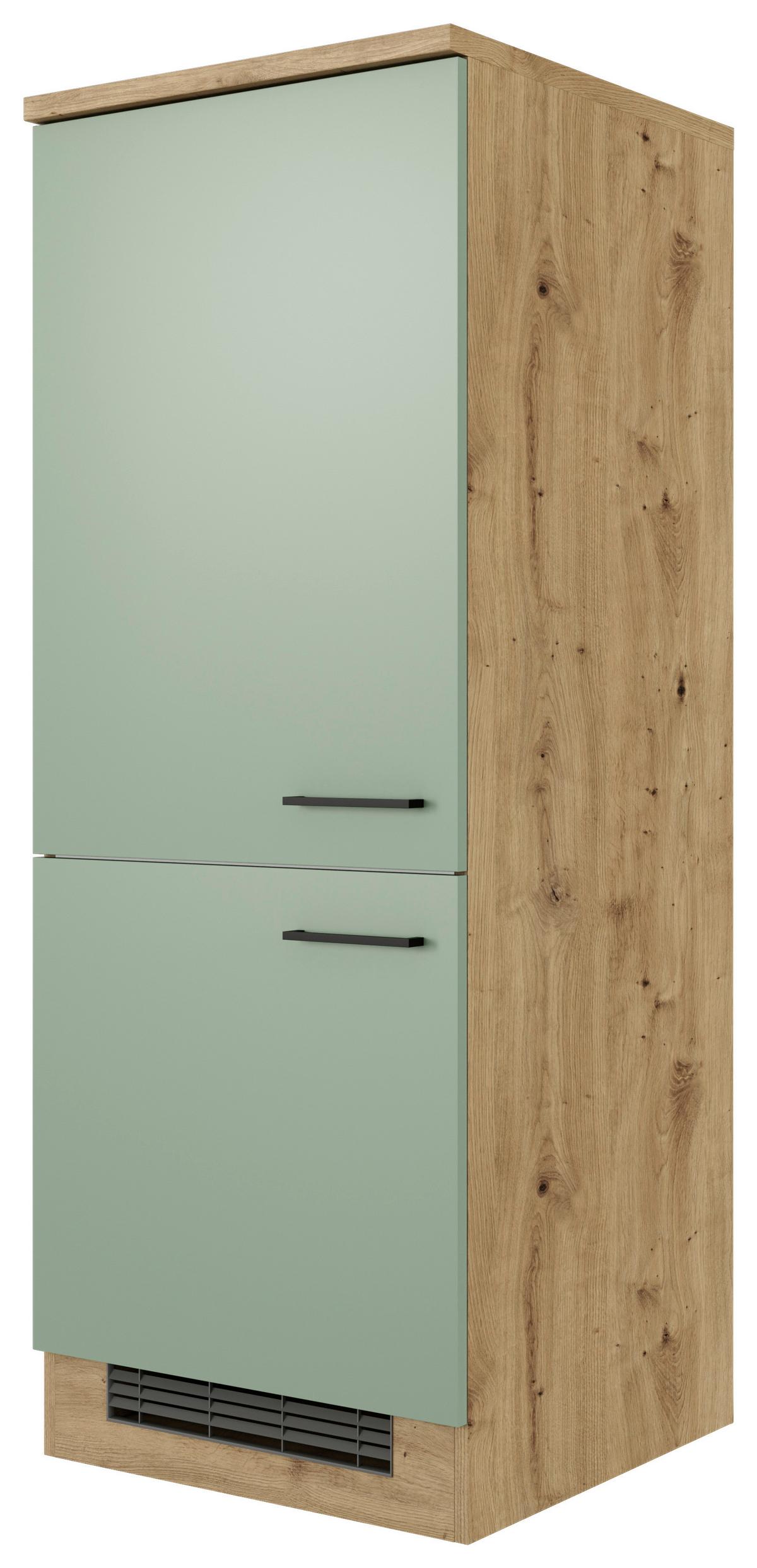 SKŘÍŇKA NA SPOTŘEBIČE CARA DGIT 60 - černá/zelená, Konvenční, kov/kompozitní dřevo (60/161/60cm) - FlexWell