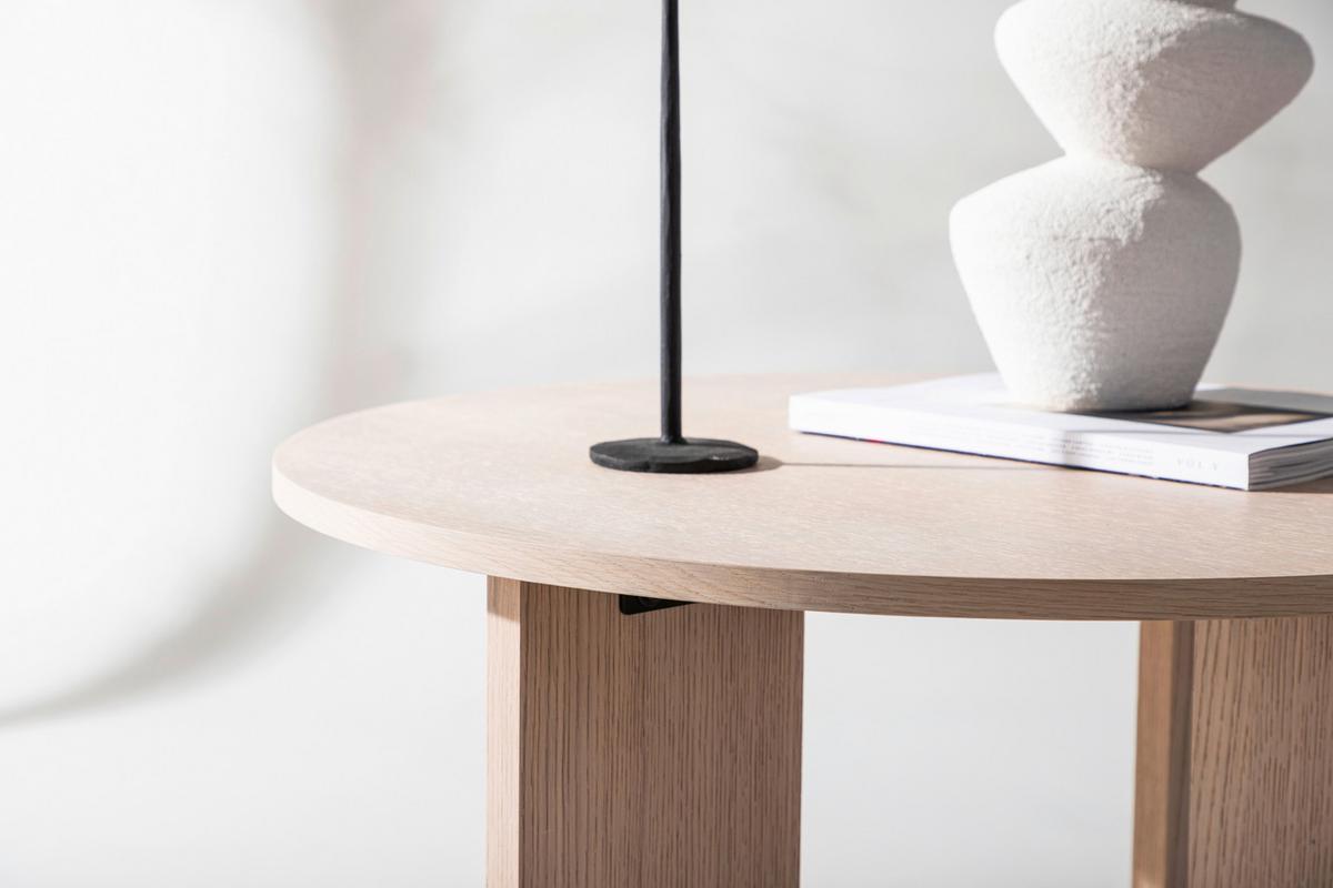 Couchtisch Askerön - Weiß, Design, Holzwerkstoff (80/80/40cm) - Livetastic