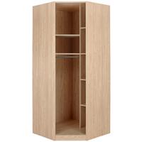 Eckschrank 91,1 Cm Unit Eichefarben - Eichefarben, MODERN, Holzwerkstoff (91,1/210/91,1cm) - Ondega