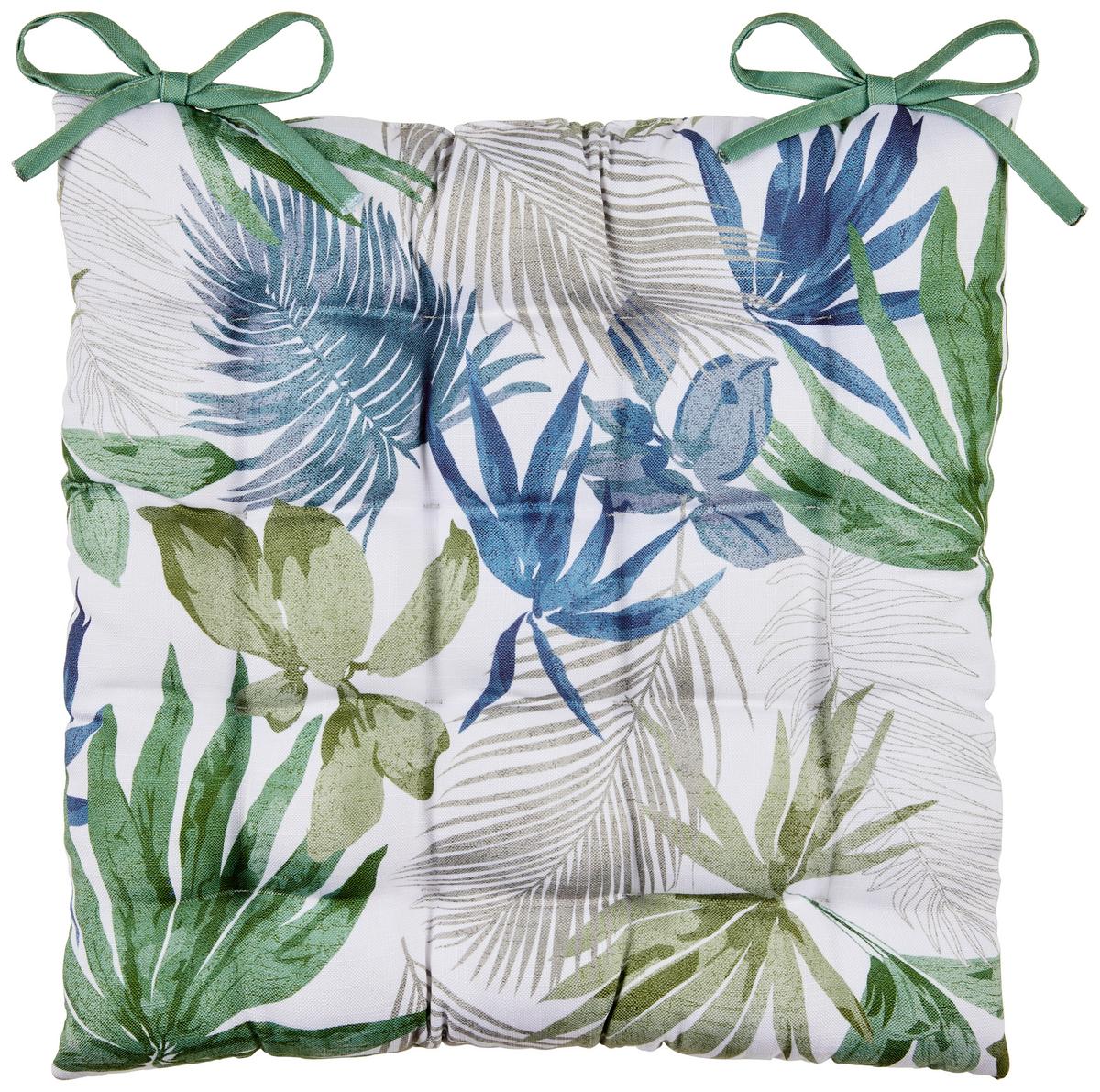 Gartensitzkissen Lia - Grün, MODERN, Textil (40/40/4cm) - Luca Bessoni