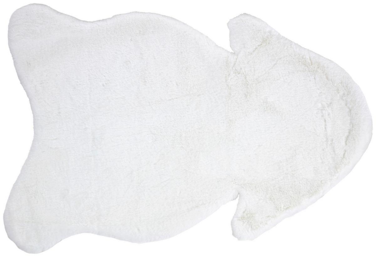 Kunstfell Elisabeth Weiß 90x60 cm, Schaffelloptik - Weiß, Textil (90/60cm) - James Wood