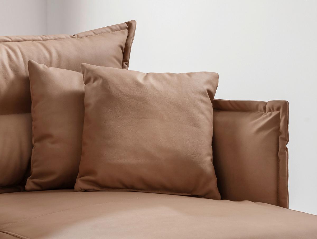 XXL-Sessel Lava Taupe B: 111cm - Taupe/Schwarz, MODERN, Textil (111/101/167cm) - Livetastic