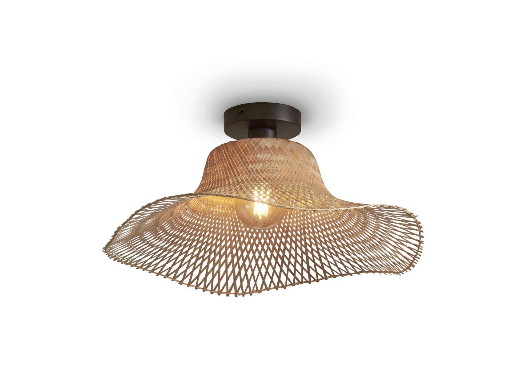 DECKENLEUCHTE IBIZA/C50/N - Naturfarben, Trend (50/50/15cm) - Good & Mojo