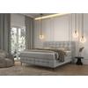 Boxspring- Ágy Scarlett 180/200cm - bézs, Konventionell, faalapú anyag/textil (180/200cm)