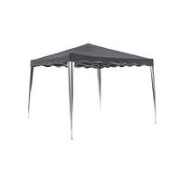Pavillon Ganges - Grau, Basics, Kunststoff/Metall (295/260/295cm) - Gardenson