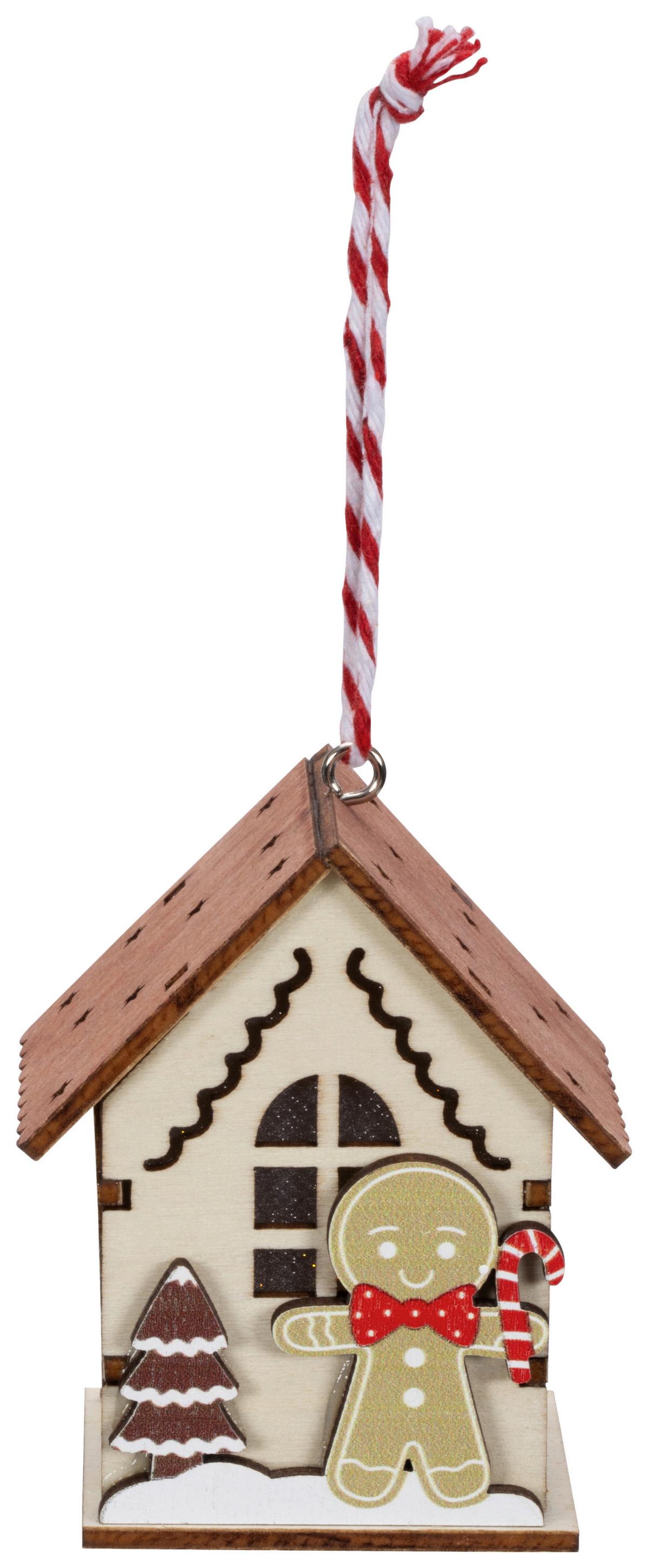 LED-Dekoleuchte Nicolina - Braun/Naturfarben, MODERN, Holz (7/6/4,36cm) - James Wood