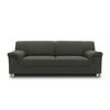 3-sitzer-sofa Jamie Rücken Echt Schlammfarben Webstoff - Chromfarben/Schlammfarben, KONVENTIONELL, Textil (190/72/80cm) - MID.YOU