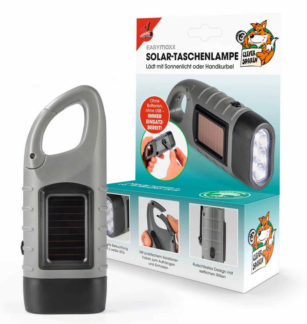 Taschenlampe 30 Lm Leuchtweite 15-20m Aufhängeclip - Grau, Basics, Kunststoff/Metall (12,5/5/1cm) - TV - Unser Original