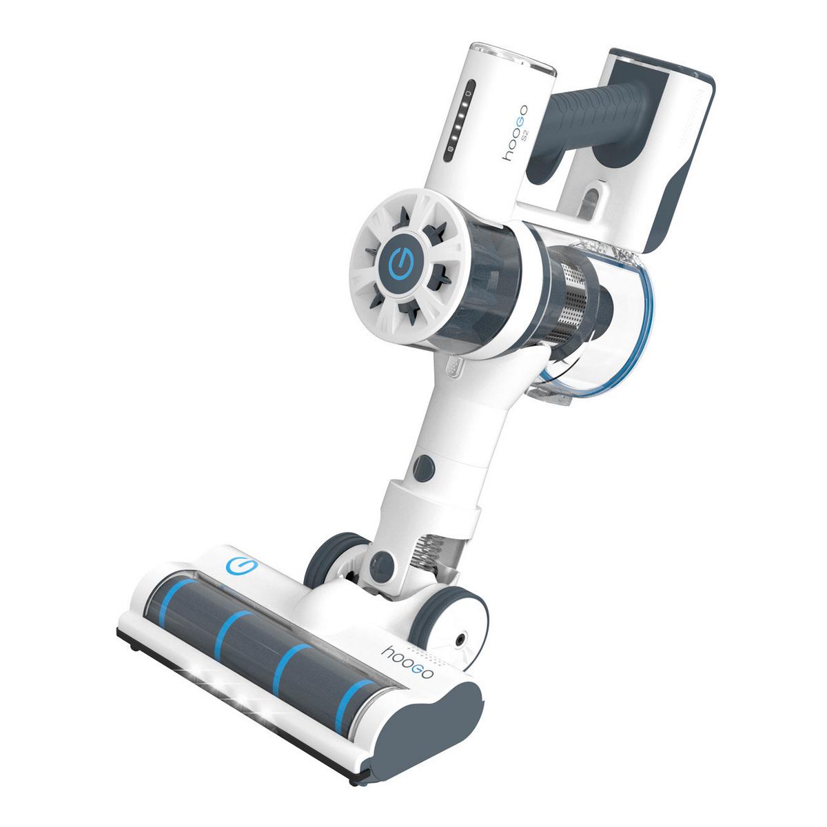 Akku-Handstaubsauger 200W, 35 min. Laufzeit - Dunkelgrau/Weiß, Basics, Kunststoff (30/21/10cm)