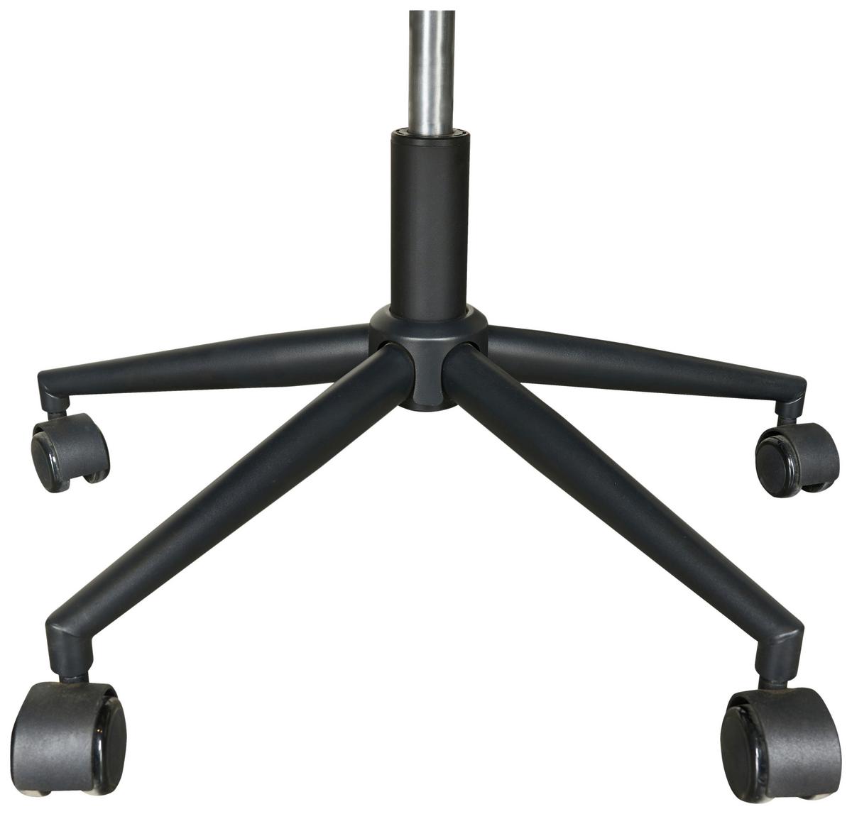 Drehstuhl Valencia Beige B: 58,5 cm - Beige/Schwarz, MODERN, Textil/Metall (58,5/88/95/63cm) - Livetastic