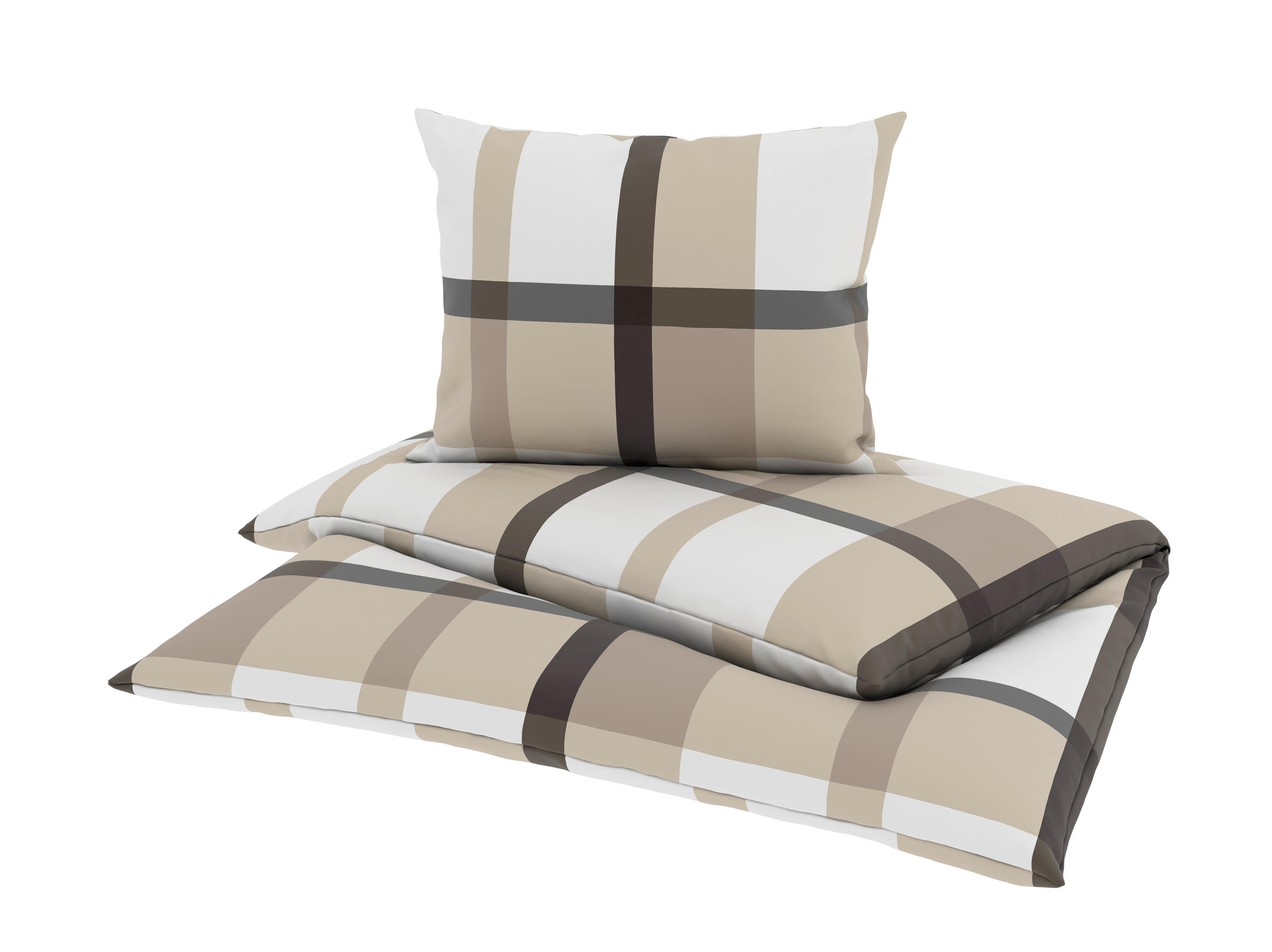Bettwäsche Motala - Beige, MODERN, Textil - Luca Bessoni