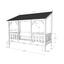Kinder-/Juniorbett Housebed 90x200 cm Weiß - Schwarz/Weiß, MODERN, Holz/Holzwerkstoff (90/200cm) - Livetastic Kinder-/Juniorbett Housebed 90x200 cm Weiß - Schwarz/Weiß, MODERN, Holz/Holzwerkstoff (90/200cm) - Livetastic