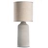 Tischleuchte Creme D: 20 Cm 22w - Creme, Design, Keramik/Textil (20/45cm)