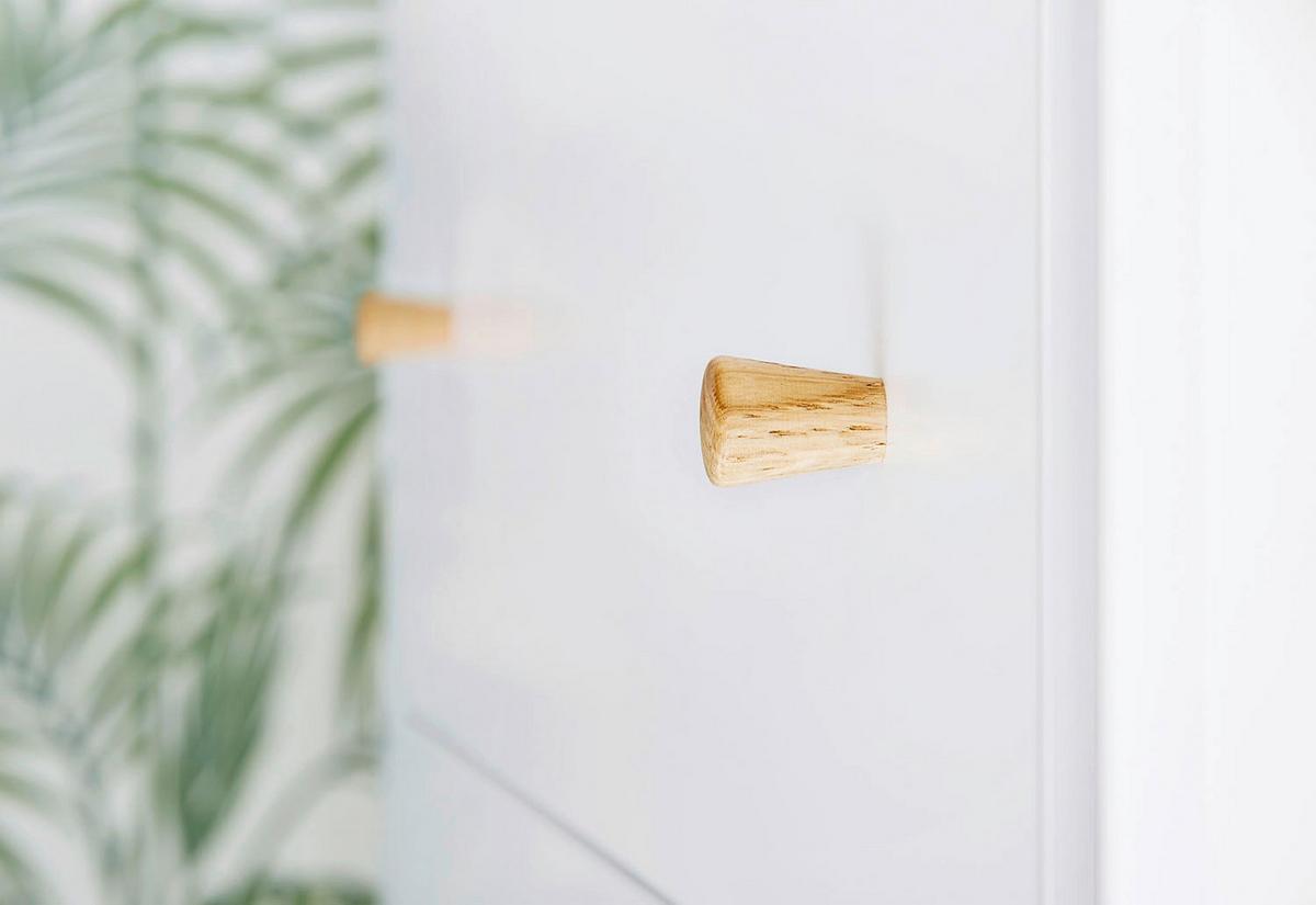 Babyzimmer 093420b Pan - Eichefarben/Weiß, Design, Holzwerkstoff - Pinolino