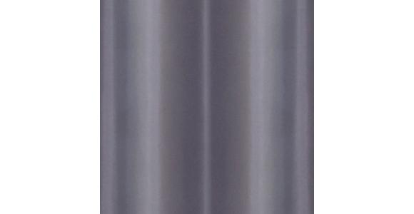 Vorhang Mit Ösen Barnaby 140x245 cm Silber - Silberfarben, KONVENTIONELL, Textil (140/245cm) - Ondega