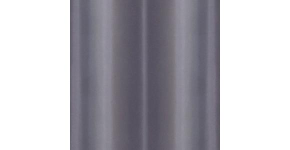 Vorhang Mit Ösen Barnaby 140x245 cm Silber - Silberfarben, KONVENTIONELL, Textil (140/245cm) - Ondega