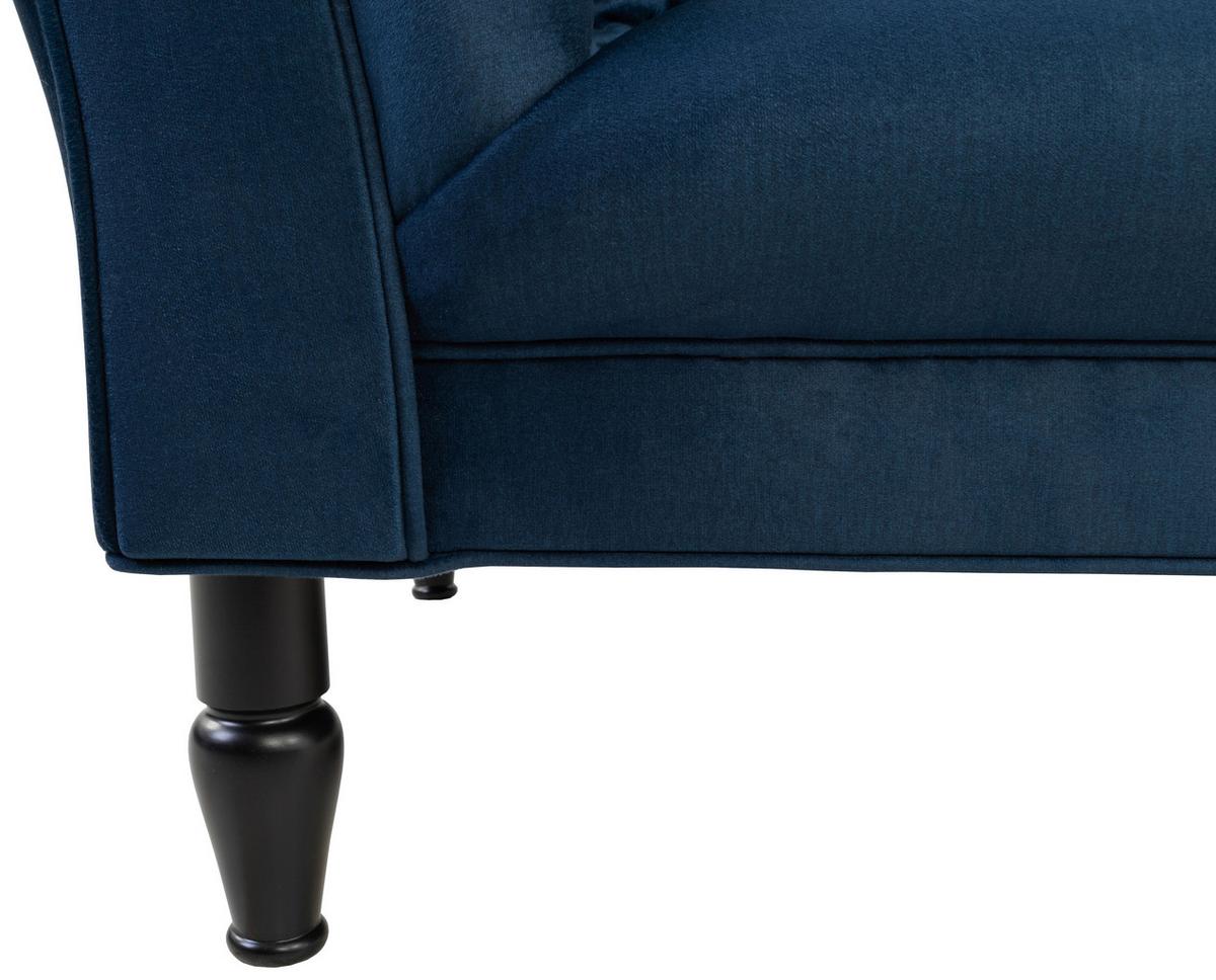 Xxl-sessel Cupido - Schwarz/Dunkelblau, Design, Textil (180/94/103cm) - MID.YOU
