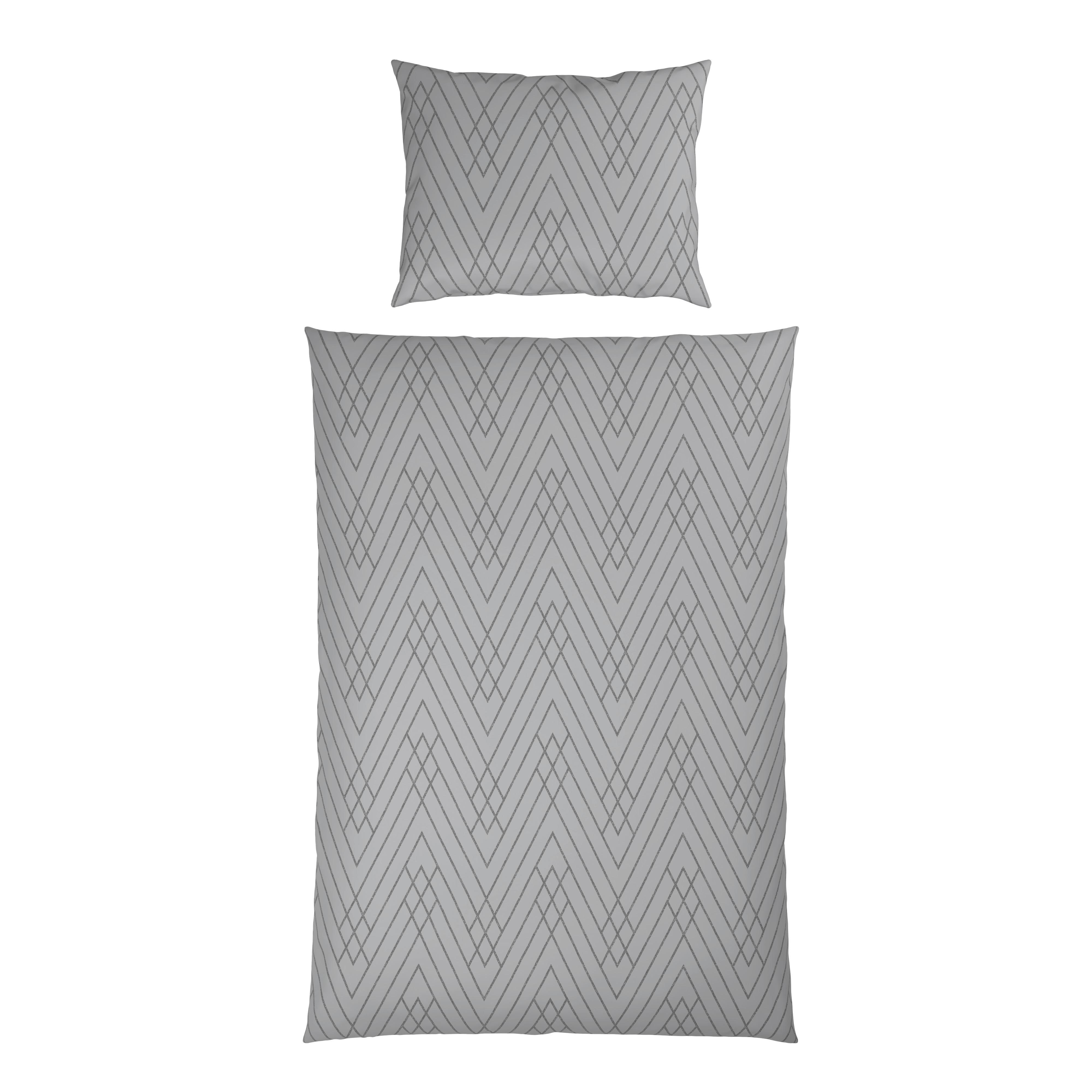BETTWÄSCHE IRA - Grau, MODERN, Textil - Luca Bessoni