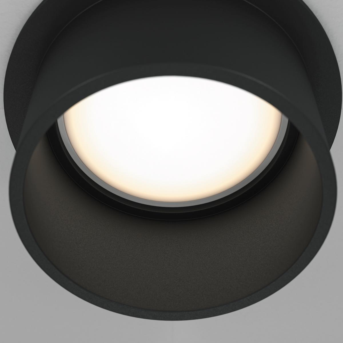 Aufbauleuchte Reif - Schwarz, Trend, Metall (6,5/5,5cm) - MAYTONI
