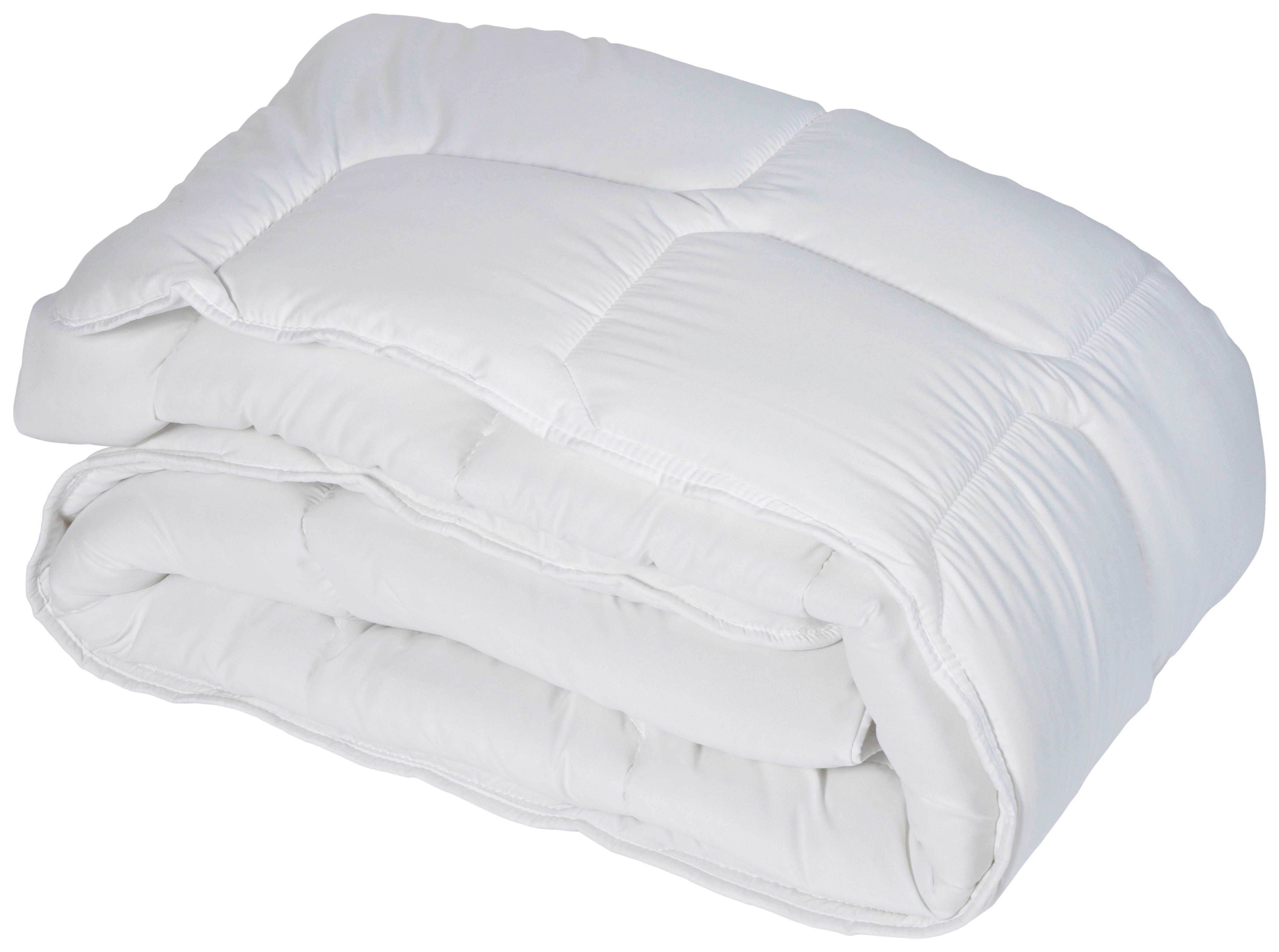 Steppdecke Freshness Mono Weiß, BxL: 155x220 - Weiß, LIFESTYLE, Textil (155/220cm)