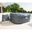 Whirlpool Aufblasbar Lay-Z-Spa Hawaii Hydrojet 180x180x71 cm - Dunkelgrau, Kunststoff (180/180/71cm) - Bestway