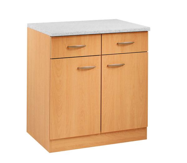 Küchenunterschrank in Buche Dekor