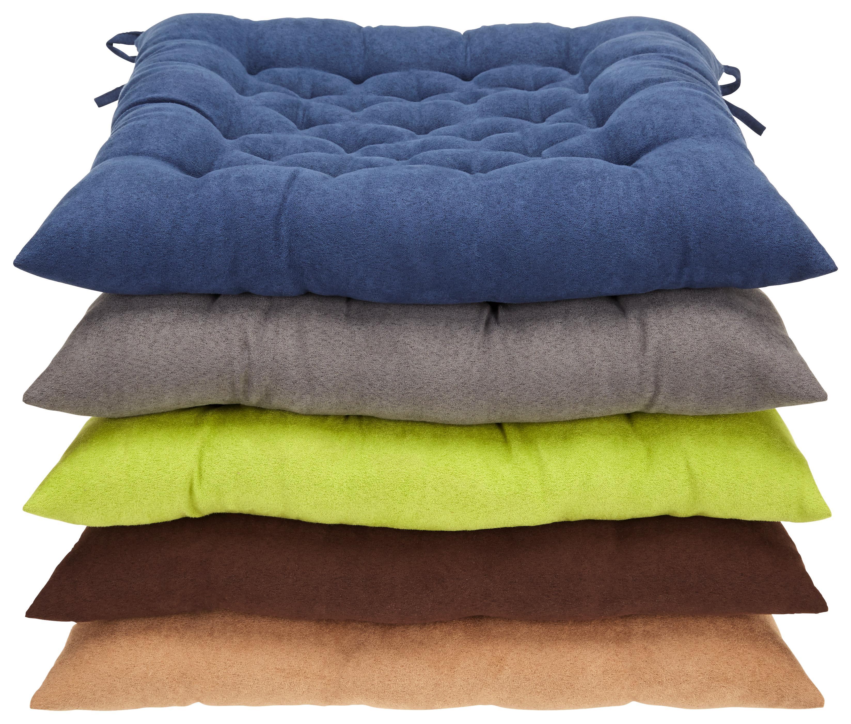 Sitzkissen Agatha - Braun, MODERN, Textil - Ombra